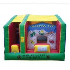 MASSIVE JUMPING CASTLE SALE - 4mx4m Builder JumpnSlide Combo *Commercial* USED