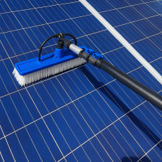 7M Extendable Water Fed Pole Brush – 2 Heads – Caravan, Glass & Solar Cleaner