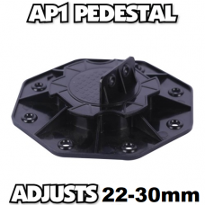 10x Adjustable risers feet - Decking Timber support pedestal  - AP1 = 22 - 30mm