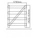 Gate for Post & 4 Rail - 1200 Wide