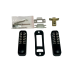 PUSH BUTTON on both sides SECURITY LOCK Black or White or Silver locks