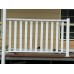 Balustrade - Black & White Combo Hand Rails PER SQM - Cut to SIZE - You DIY aluminium Ladies Waist Style