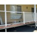 Balustrade - Black & White Combo Hand Rails PER SQM - Cut to SIZE - You DIY aluminium Ladies Waist Style