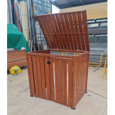 Pool Filter Pump Shed - Vertical CUSTOM Sizes with Doors & Roof
