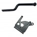 High Quality Gate latch in Black - Has a padlock hole lock