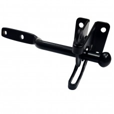 High Quality Gate latch in Black - Has a padlock hole lock