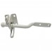 High Quality Gate latch in White - Has a padlock hole lock