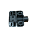 Magnetic Gate Lock Side Pull - Moulded Plastic locks for Gates Keys - BLACK or WHITE