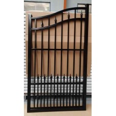 CM07 Pedestrian Small Gate 1800 x 800mm Black - Matches Driveway Set