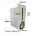 Hamptons Style Letterbox Grey Black White Extendable