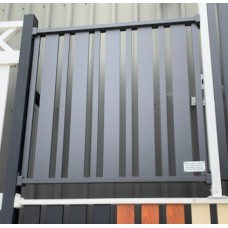 Alternate slats of 100 and 38mm Slats - DIY Kits Gate & Fences Black or White or Dark Grey