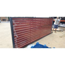 Sliding Slat Gate - Horizontal 100mm SLATS Made to Measure from Slats - SQM PRICE Gates