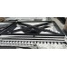2500mm Hinged Side Gate - 1820h with Locks - Black - Braced - Welded Choice of 8 slat colours