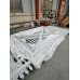 2500mm Hinged Side Gate - 1820h with Locks - Black - Braced - Welded Choice of 8 slat colours