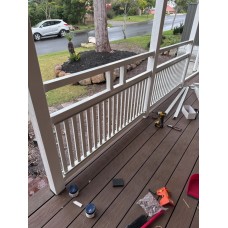 Classic Hamptons Balcony Panels with 38mm Slats & 2 Verticals - DIY Kits