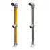 2x 48mm Silver Bracket Rectangle Foot/Flange Connector Balustrade Handrail Fitting Clamp 2x 48mm Silver Bracket Rectangle Foot/Flange Connector Balustrade Handrail Fitting Clamp