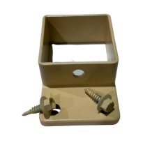 50x50 Brackets suitable for 50x50mm Box Tube CREAM 8-PACK - Delivered