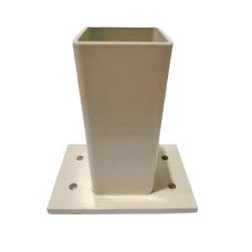 Post base or Header beam drop post Bracket for 50x50mm Posts in CREAM