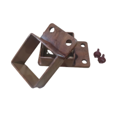 50x50 Brackets suitable for 50x50mm Box Tube MERBAU 8-PACK - Delivered