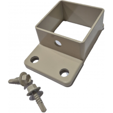 50x50 Brackets suitable for 50x50mm Box Tube PAPERBARK 8-PACK - Delivered