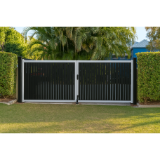 65mm Vertical GATES -  Made to Measure  - Custom - SQM PRICE - 3 slat colours - 6 Frame Colours