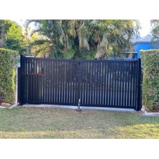 Swing Gate 80mm x 50mm Chunky 65mm slats Vertical & 65mm slats-  Top and Bottom Rails - Cut to Size then you DIY