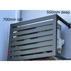 Air Conditioning Screen HANGING OFF WALL Condenser PER SQM - We custom cut and supply DIY kits