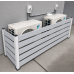 Air Conditioning Screens - Custom Size - 3 sided - 8 Slat Colours - Hide that Eyesaw Air Conditioning Screens - Custom Size - 3 sided - 8 Slat Colours - Hide that Eyesaw