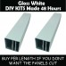 Battens 40x40mm - 5.5m lengths in Black -Bulk item & Uncut - Super Heavy Duty