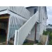 White BATTEN Balcony Railings- 40x40mm - 3 Colours -Custom Sizes SQM Rate White Custom cuts