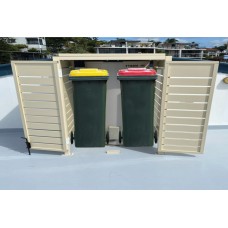 Wheely Bin Enclosures - CUSTOM Sizes with Doors & Roof
