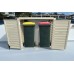Single Wheely Bin Enclosures - CUSTOM Sizes with Doors & Roof