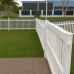 White 65mm Blade Fencing - We cut to you width and heoght 