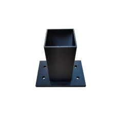 Post base or Header beam drop post Bracket for 50x50mm Posts in BLACK