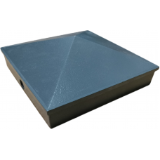 Dark Grey Monument Post Cap to fit 76 x 76mm posts - Aluminium Caps