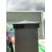 Black Post Cap to fit 76 x 76mm posts - Aluminium Caps