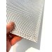 EMBOSSED ALUMINIUM 500x520 Exhaust Heat Shield Silver 0.5mm - DELIVERED