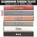 F Channel - 4m slat holder End Concealer 8 colours