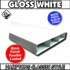 Slats in White -100x16mm - 4.8m long Slat - Bulk item & Uncut