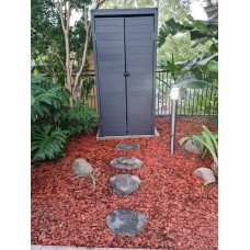 Equipment Enclosure SQM rate - slat Box CUSTOM Sizes with 2 x Doors and fFxed Roof