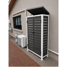 Equipment Enclosure SQM rate - Slat Box CUSTOM Sizes with 2 x Doors and Hinged Roof Equipment Enclosure SQM rate - Slat Box CUSTOM Sizes with 2 x Doors and Hinged Roof