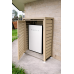 1 or 2 door Battery Enclosures - Slatted - Shale GREY light - Aluminum - Roof & Door Options - See SQM Guide