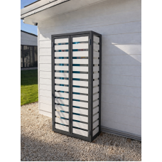 Solar Battery Covers -Suits GoodWe  Slatted - Aluminum - Dual Colours - See SQM Guide