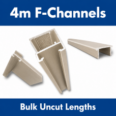 F Channel - 4m slat holder End Concealer 8 colours F Channel - 4m slat holder End Concealer 8 colours