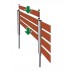 Cream Fence Topper - Fence height Extender