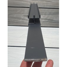 Galavnised bar that slides into the H-Channel - 3m long in 3 colours - Needed for Fence topper builds