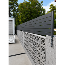 Fence Toppers with 65mm slats - 3 Colour Choices