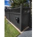 Black  - Vertical Gate or Fences or Sliding Gates -  80x50 Rails - 38mm Top battens - Privacy