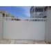 110mm x 50mm Chunky - Vertical Sliding Gate -  110x50 Vertical Rails - 38mm top battens
