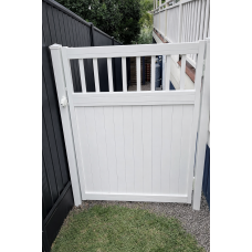Single Swing Gate- 38mm Top battens Hamptons - 3 Colours